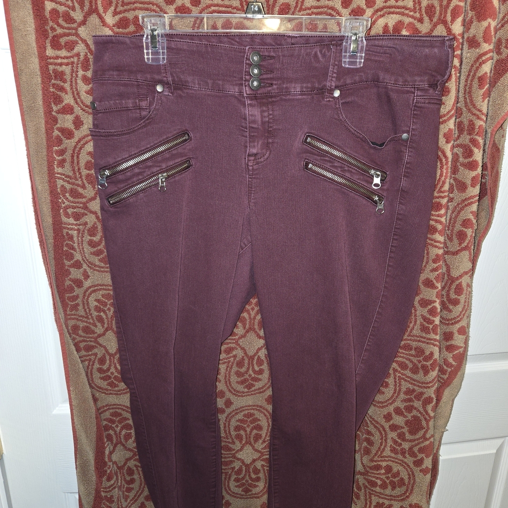 Torrid Burgundy Denim Pants